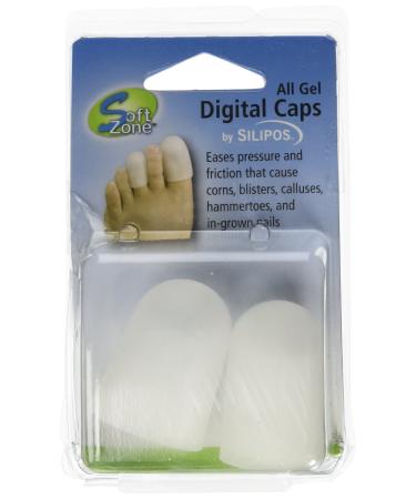 Silipos Soft Zone Gel Digital Cap Large/x-large - Model 10505 - Pkg of 2