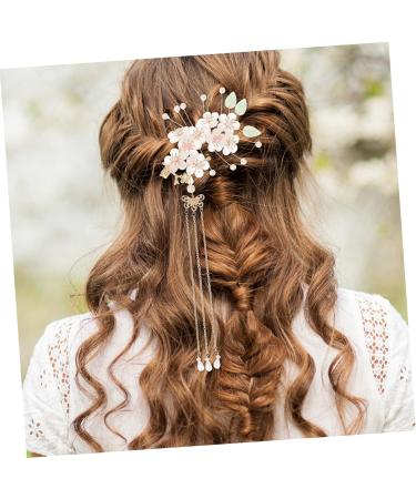 FRCOLOR 3 Pairs antique hairpin headdress flower side hair clip flower hair clip hair pin hair charms tassel hair barrettes sailor moon accessories wedding hair bride alloy Hanfu - Buy Online on GoSupps.com
