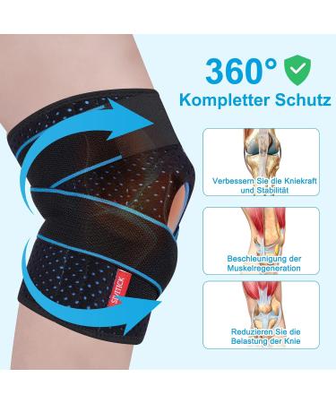 Buy Sivitick Adjustable Knee Bandage for Men & Women - Orthopedic Support with Side Stabilizers & Gel Pads for Meniscus & Arthrosis - Buy Online on GoSupps.com
