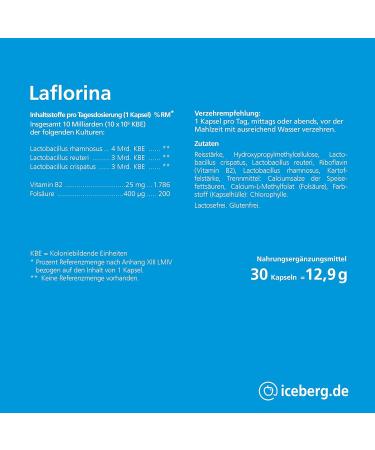 Laflorina - Restore Vaginal Flora & Bladder Health | Lactobacillus Crispatus Reuteri Rhamnosus | International Shipping Available - Buy Online on GoSupps.com