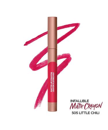 L'Oreal Paris Infallible Matte Lip Crayon - Little Chili - 1 Count - Buy Online on GoSupps.com