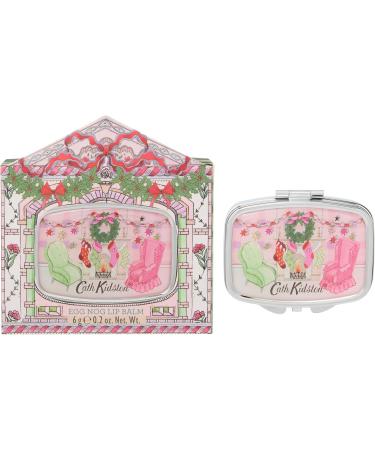 Cath Kidston Lip Balm Mirror Compact 6g Display Tray Eggnog Flavour Travel Size & Vegan Beauty Gift for Her Christmas Decoration & Stocking Filler  - Buy Online on GoSupps.com