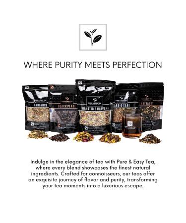 Buy Pure And Easy Tea Belly Bliss | Cleanse & Detox Tea for Healthy Weight & Reduced Bloating | 30 Day Supply - 100g/3.5oz - Buy Online on GoSupps.com