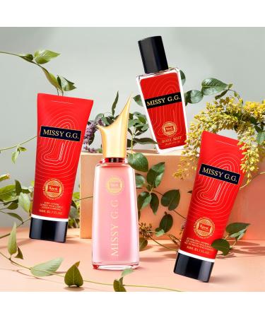 Hybrid & Company Missy Very G.G 4Pcs Gift Set For Women 50ml-Perfume&50ml-Mist&50ml-Bodylotion&50ml-Shower Gel - Buy Online on GoSupps.com