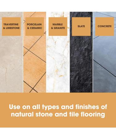 Furniture Clinic Stone & Tile Floor Polish | Quick-Drying Shine for Porcelain & Ceramic | 17oz - Revitalize & Protect Your Floors - Buy Online on GoSupps.com