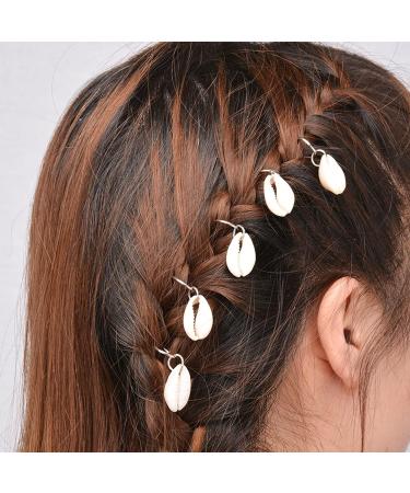 Fenghunayue 80-Piece Hair Clip Set | Dreadlocks Pearl Accessories Metal Rings & Cuffs for Parties & Braids - Gold & Silver - Buy Online on GoSupps.com