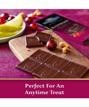 GHIRARDELLI Intense Dark Chocolate Bar Raspberry 3.5 oz (Pack of 2) Bundle With Snack Scout Lunch Bag - Buy Online on GoSupps.com