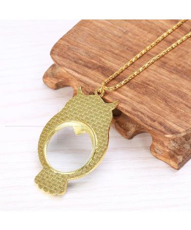 Magnifying Glass Beautiful Magnifying Glass with Chain Practical with Chain 10X Cute for The Elderly Children - Buy Online on GoSupps.com