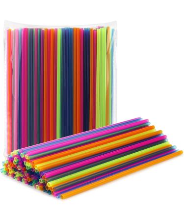 300 Neon Mini Bar Cocktail Straws - Plastic Drink Stirrers for Coffee and Cocktails - Buy Online on GoSupps.com