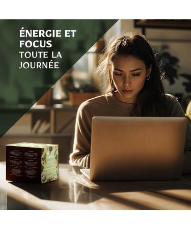 Milky Daisy - Organic Morning Herbal Tea - Coffee Substitute - Cocoa Coffee Caramel Flavor - Energizing and Low in Caffeine - 40 Sachets - Buy Online on GoSupps.com