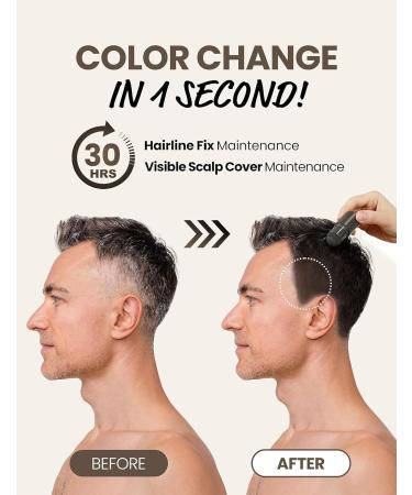 Pro-change Semi Permanent Hair Color Stick - Dark Brown #2 | Organic Root Touch Up & Easy Hair Coloring | 0.12 Oz - Buy Now - Buy Online on GoSupps.com