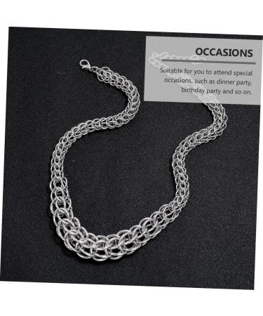 COLLBATH 1pc Hip Hop Clavicle Chain Men's Necklaces Men Chain Necklaces Fashion Necklace Personality Decorate - Buy Online on GoSupps.com