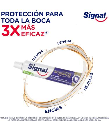  Signal Signal Integral 8 Complete Protection Toothpaste with Natural Ingredients 75ml x1 - Buy Online on GoSupps.com