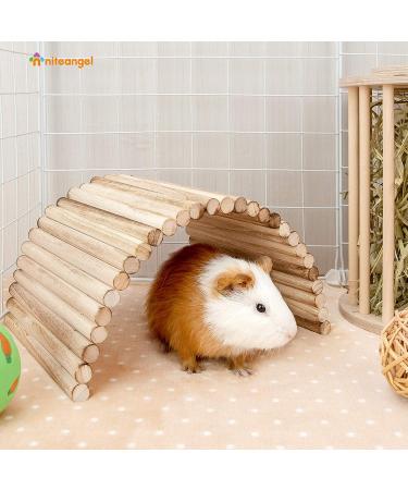 Niteangel Small Animal Climbing Suspension Bridge Ladder - Ideal for Hamsters, Gerbils, Mice, Rats, Guinea Pigs - 15.7'' x 7.8 - Buy Online on GoSupps.com