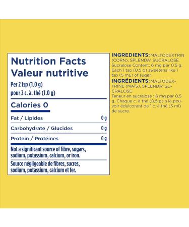 SPLENDA No Calorie Sweetener Granulated Twin Pack 25.22 Ounce (Each Pouch: 12.61 oz) Sugar Free Sweetener & Sugar Substitute - Buy Online on GoSupps.com