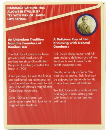 Tick Tock Rooibos bio 40 sachets de th 100 g - Buy Online on GoSupps.com
