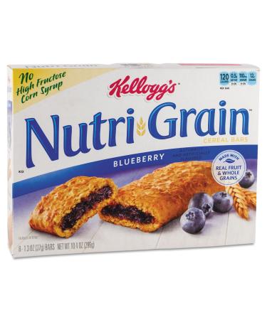 NutriGrain Kellogg's Cereal Bars, 1.25 oz., Blueberry, pack of 16