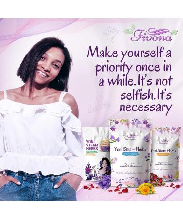 Fivona Set of 3 Yoni Steam Herbs - 100% Pure Organic Blend for V Detox & PH Balance - Revitalizing Care for Women - 1.76 oz x 3 Herbal Blends - Buy Online on GoSupps.com