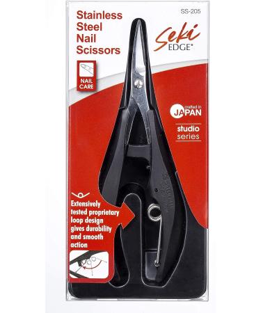 Seki Edge SS-205 Stainless Steel Nail Scissors - Precision Grooming Tool - Buy Online on GoSupps.com