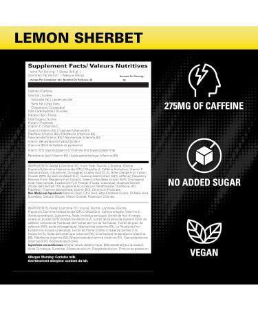 EHPlabs OxyShred Hardcore Thermogenic Pre Workout Shredding Supplement - Promotes Shredding Energy Booster Pre-Workout Mood Booster - Lemon Sherbet 40 Servings Lemont Sherbet - Buy Online on GoSupps.com