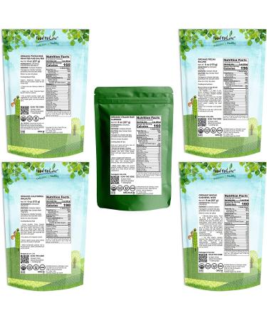 Organic Brain Healthy Nuts Gift Box - Pecans Walnuts Almonds Pistachios Cashews - Buy Online on GoSupps.com