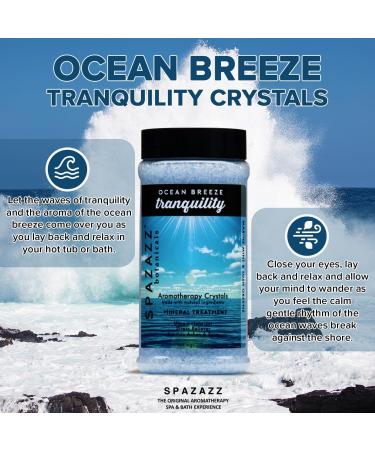 Buy Spazazz Ocean Breeze Tranquility Crystals 17 oz - Relaxing Aromatherapy for International Shipping - Buy Online on GoSupps.com