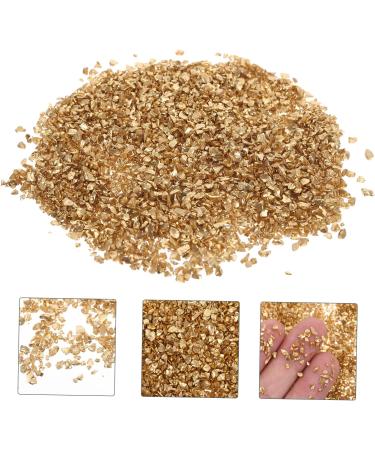 Beatifufu 1 Glass Chip Shiny Nail Stickers Epoxy Filling Irregular Glass Epoxy Fillers Manicure DIY Accessories Glass Charms Filling DIY Nail Art Crushed Glass Nail Art Stone DIY Fillers 0.5X0.3cm Golden - Buy Online on GoSupps.com