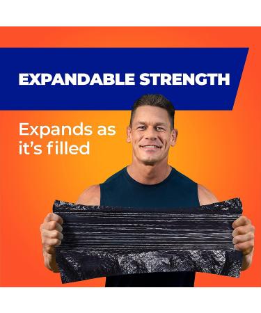 Hefty Ultra Strong Tall Kitchen Trash Bags, Blackout, Clean Burst, 13 Gallon, 80 Count - Buy Online on GoSupps.com