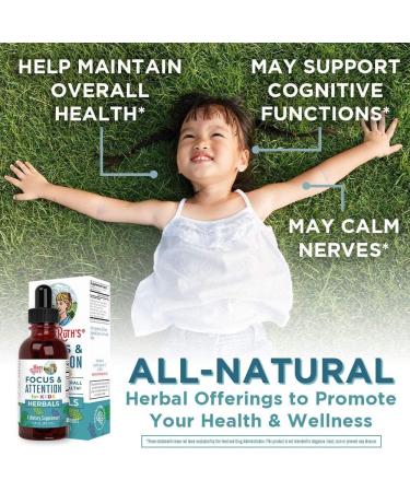 MaryRuth's Organics Kids Focus Supplement - Natural Brain Support  1 Fl Oz - Buy Online on GoSupps.com