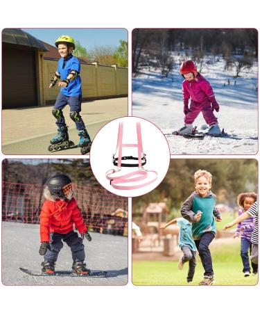 Granvoo Adjustable Horse Leash for Kids | Safety Dishes & Anti-Lost Harness | Pink Child Protection Belt for Skiing & Play - Buy Online on GoSupps.com