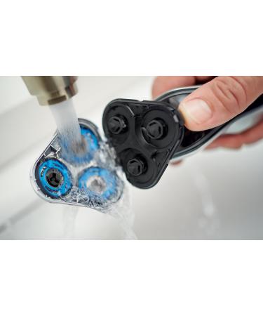 Philips S5400/06 Series 5000 Aqua Touch Electric Shaver with Smart Click Precision Trimmer Charcoal Grey - Aquatic Blue - Super Nova Silver 5 Piece Set - Buy Online on GoSupps.com