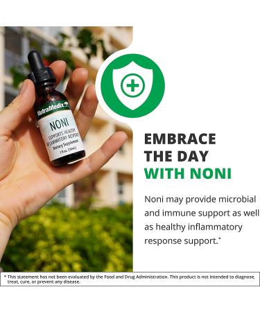 NutraMedix Noni Plant Drops - Immune System Support with Mulberry Extract - 1oz Liquid - Buy Online on GoSupps.com
