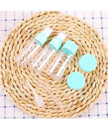 Ronoza Travel Set - 9 Travel Bottles for Shampoo Lotion & Cosmetics | Perfect Travel Containers for International Journeys - Buy Online on GoSupps.com