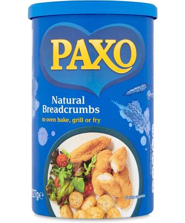 Paxo Quick & Easy Natural Breadcrumbs 227g Drum - Pack of 1 - Buy Online on GoSupps.com