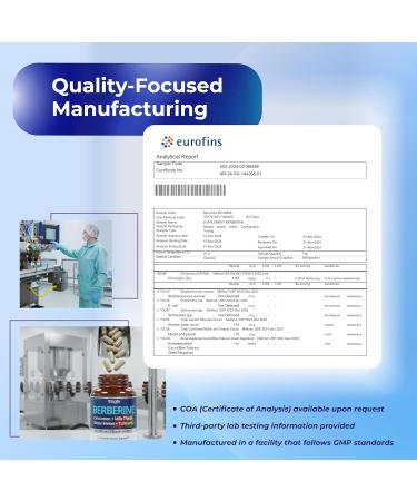 Premium Berberine Supplement with Ceylon Cinnamon Bitter Melon Milk Thistle - 150 Day Supply (150 Count (Pack of 1)) - Buy Online on GoSupps.com