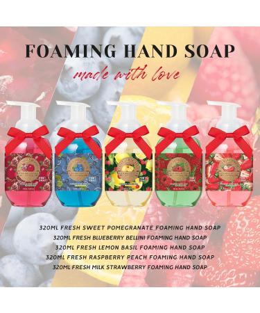 Foaming Hand Soap Gift Set for Women Liquid Hand Soap - Set of 5 Gentle Foaming Soaps (5x10.8fl.oz) Assorted Luxury Hand Wash Includes Gift Card & Premium Box Kitchen Bathroom Home Essentials - Buy Online on GoSupps.com