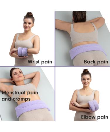 Zhu-Zhu Lavender Body Wrap - Microwavable Wheat Bag - Microwave Heat Pad Soothing Hot Pack - Lilac Fleece - Buy Online on GoSupps.com
