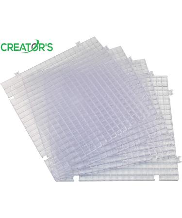 Creator's Waffle Grid 4-Pack - As Seen On HGTV/DIY Cool Tools Network - 100% USA - Solid Bottom Modular Surface - Glass Cutting Small Parts Liquid Containment Grow Room Etc. - Home Office Shop - Buy Online on GoSupps.com