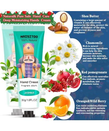 NLMWTI Mini Hand Creams 12 Pieces Hand Cream Repairing Hand Cream Moisturizing Hand Cream for Dry Hands and Feet Christmas Valentine's Day Birthday for Mom Girlfriend - Buy Online on GoSupps.com