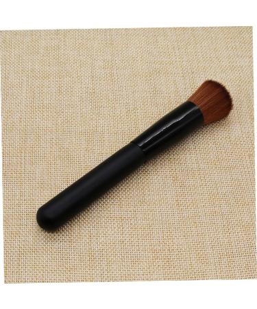 1PC Concave Makeup Brush Liquid Brushes Brush Large Face Brush Liquid Cream Blending Tool Cosmetic Applicator For Full Coverage(Black) - Buy Online on GoSupps.com