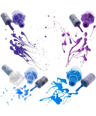 Townley Girl Disney Frozen 2 Non-Toxic Peel-Off Nail Polish Set for Girls Kids - 18 Pcs with Glittery Colors, Opaque Shades, Nail Gems - Ideal for Parties, Sleepovers, and Makeovers - Buy Online on GoSupps.com