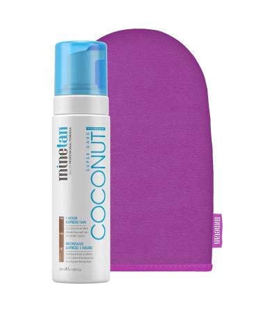 MINETAN BODY.SKIN Coconut Water Self Tan Foam & Bronze On Tanning Mitt Bundle - Achieve a Sun-Kissed Glow Anywhere! - Buy Online on GoSupps.com