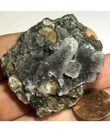 Druzy Quartz Rough Specimen Jewelry Grade Wire Wrap Druse P72 Raw Stones and Minerals Stone Mineral Specimen