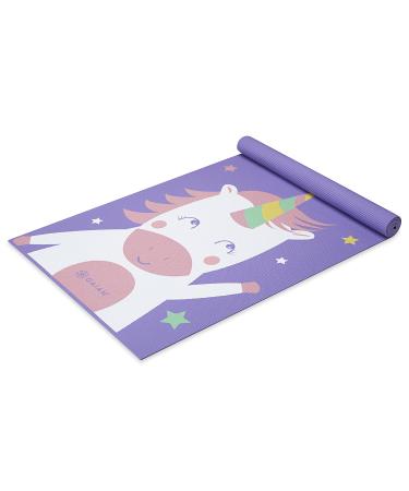 Gaiam Kids Yoga Mat Exercise Mat, Yoga for Kids with Fun Prints - Playtime for Babies, Active & Calm Toddlers and Young Children (60" L x 24" W x 3mm Thick) Twinkle Toes