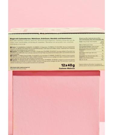 KoRo - Cashew Nut Bars | 12 x 40 g - vegan gluten free - Buy Online on GoSupps.com