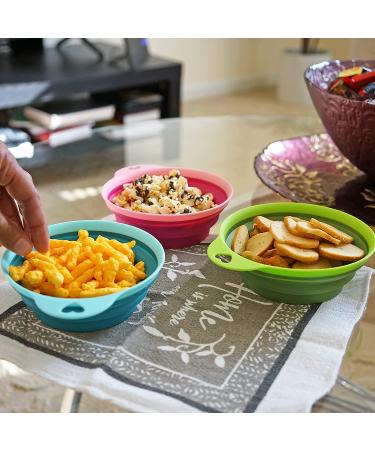 Southern Homewares Collapsible Silicone Pet Bowl Travel Set - 3 Piece Portable Water and Food Bowls for Home, Dorms, Camping - SH-10152 - Buy Online on GoSupps.com