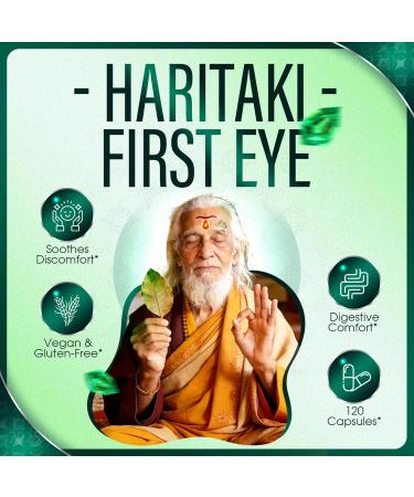 DoseOfQuiet Haritaki First Eye Capsules Pure Terminalia Chebula Extract for Mental Clarity Awaken Intuition Inner Balance Energy & Digestive Support (1) - Buy Online on GoSupps.com