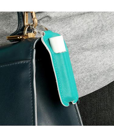 Beavorty Travel Toiletry Bag Set - 4Pcs PU Leather Keychain Lipstick Holders | Colorful Organizer for Lip Balm & Cosmetics (Red Yellow Green Blue - Buy Online on GoSupps.com