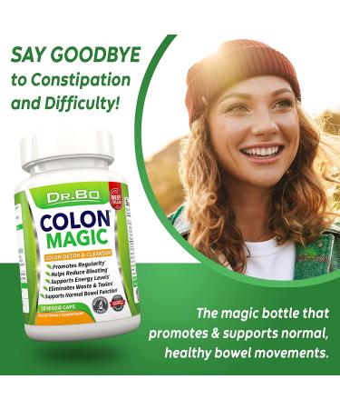 Colon Cleanse Detox Formula - Natural Bowel Cleanser for Intestinal Bloating & Digestive Cleansing - Constipation Relief Supplement for Gut Health - Herbal Weight Flush (30 Pills) - Buy Online on GoSupps.com