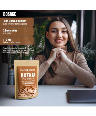 Herbsforever Kutaja Powder(Holarrhena Antidysenterica) Bark-Support GI Tract IBS Balance| Wild Harvested-Non GMO | Ultra Clean | Steam Treated |16oz-1LBS Stop Loose Motion Digestive & Colon Comfort - Buy Online on GoSupps.com